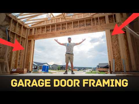 How To Frame a Garage Door Rough Opening