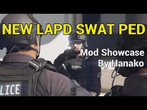 Grand Theft Auto V | NEW LAPD SWAT PED | Mod Showcase