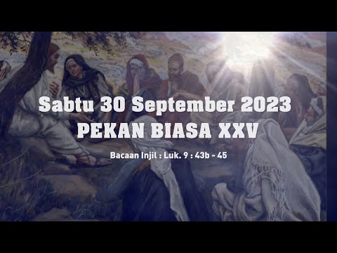 Renungan Harian Katolik Sabtu 30 September 2023