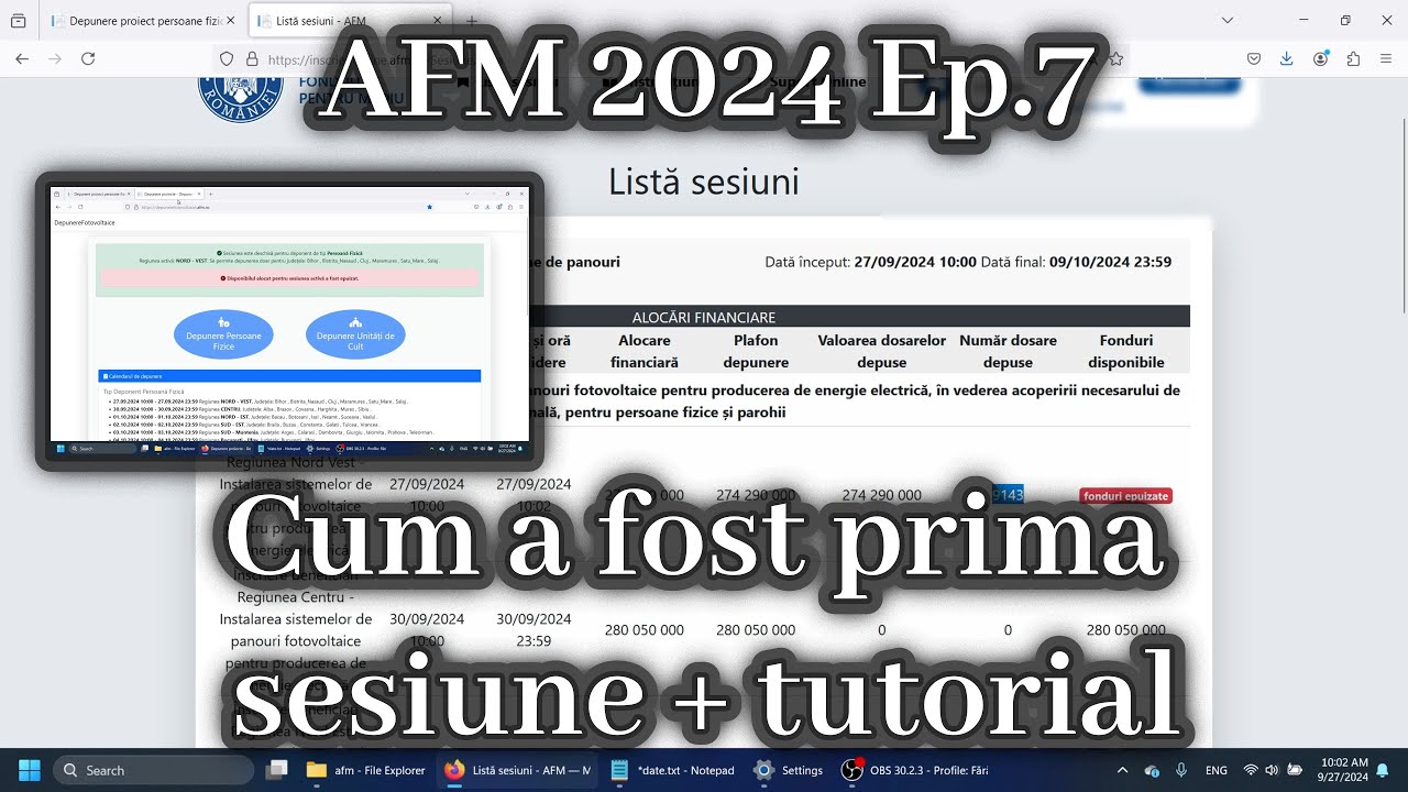 AFM Casa Verde 2024 - Ep.7 Cum a fost la prima sesiune de inscriere (si tutorial)