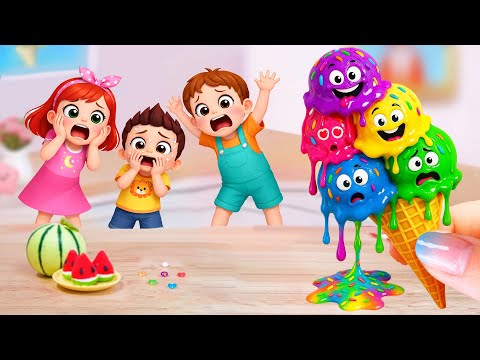 Amazing Rainbow Ice Cream 🍦🌈 How To Make Mini Rainbow Ice Cream Decorating Ideas ✨ Sweet Cake Master