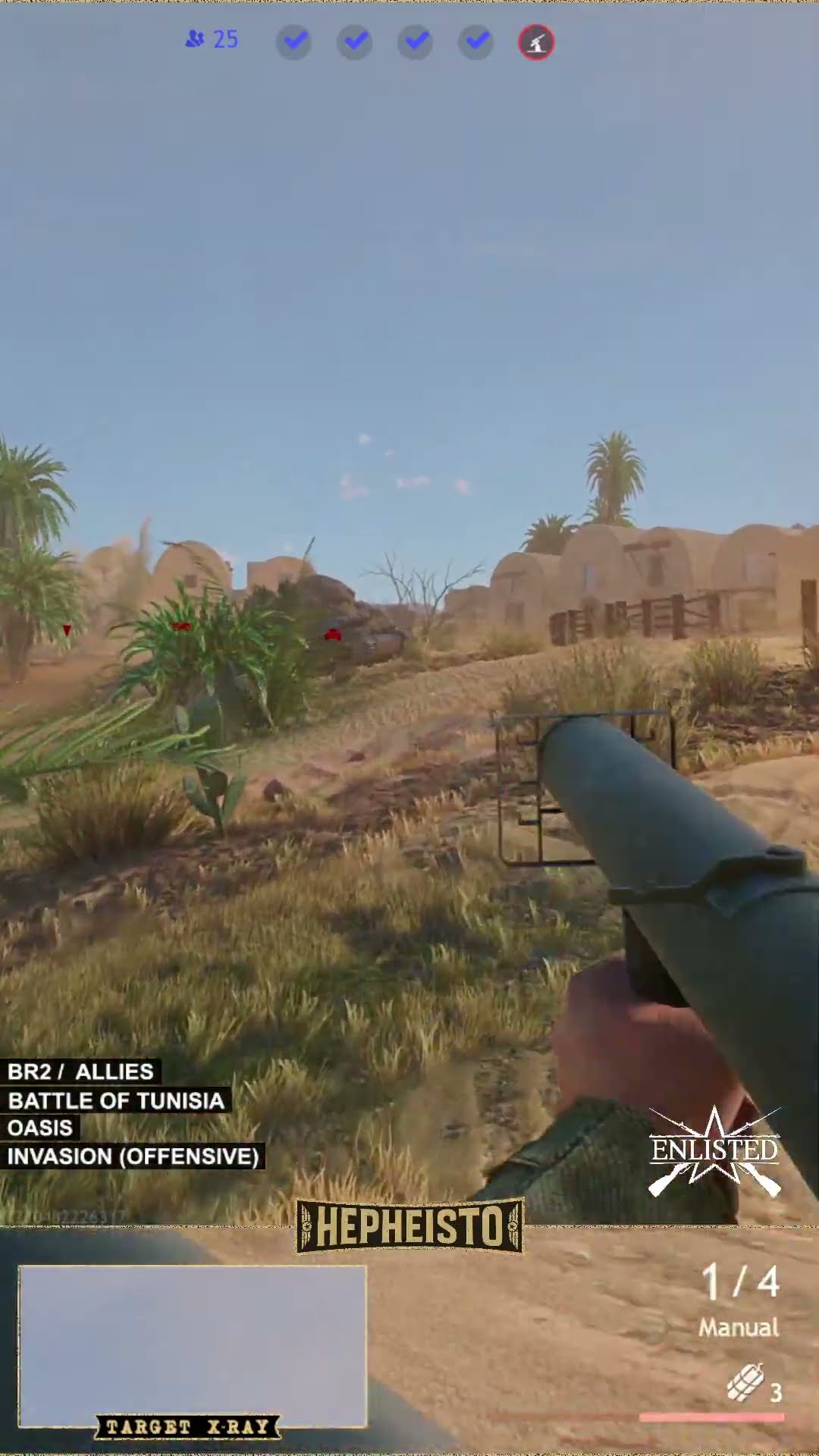 Anti Tank Gunner eliminates Panzer III J with Bazooka