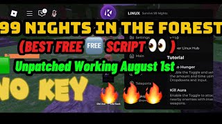 99 Nights in the Forest SCRIPT 🌲 [TP ALL ITEMS, KILL AURA, AUTO WIN!] No Key! 🔥