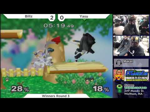 Mass Madness 31 SSBM - Billz (White Marth) vs. Yasu (Black Marth) - Melee WR3