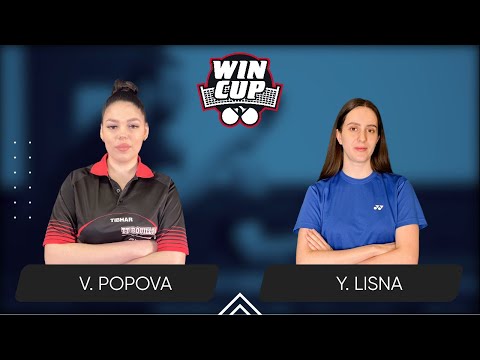 14:45 Valeriia Popova - Yaroslava Lisna 06.08.2025 WINCUP Women Professional. TABLE 2