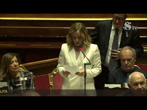 Interrogazioni a risposta immediata di Giorgia Meloni, in diretta dal Senato della Repubblica