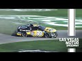 Suárez spins through the grass after battling Reddick