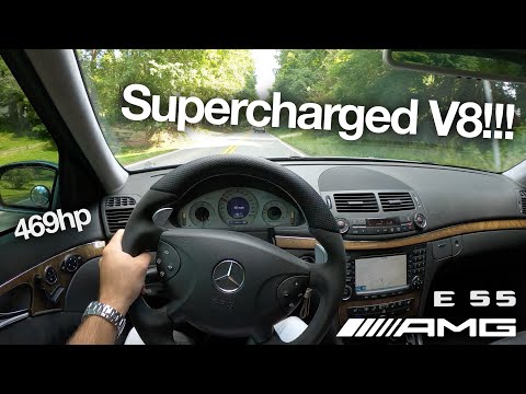 2006 Mercedes E55 AMG POV Drive | 469hp Supercharged V8