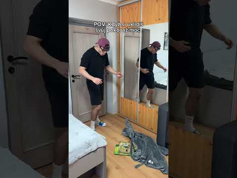 KDYŽ SI UKLIDÍŠ SVŮJ POKOJ AŽ MOC #meme