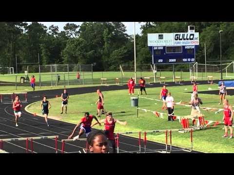 Trent Gordon 300M Hurdles-  District Track Meet
