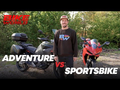 ADVENTURE BIKE VS SPORTSBIKE | COMFORT OR FUN?