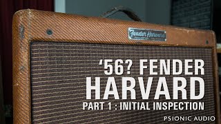 Video thumbnail for '56? Fender Harvard | Part 1 : Initial Inspection by Psionic Audio