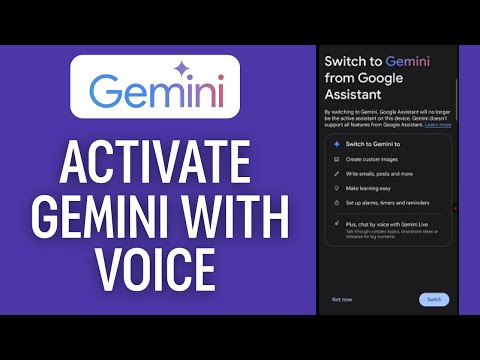 How To Activate Gemini With Voice (2025) STEP BY STEP