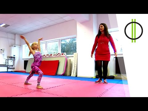 Toók Abigél, a 9 éves fittnesztehetség