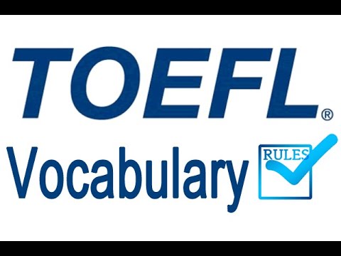 TOEFL Vocabulary - master 4000 Video