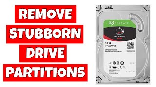 How To Completely Remove Or Delete Drive Partitions & Recovery Areas On HDD Or SSD
