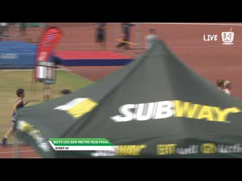 Boys U10 800m Final - 2019 State Track and Field Championships // LAVicTV