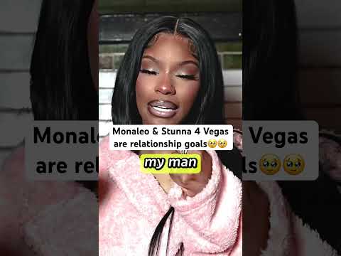 Monaleo & Stunna 4 Vegas are so cute together🥹 #monaleo #stunna4vegas