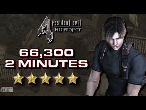 RE4 PC 60fps Mercenaries - Village - 66k in 2 Minutes WR