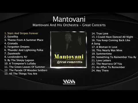 Mantovani - Mantovani And His Orchestra - Great Concerts (Full Álbum)