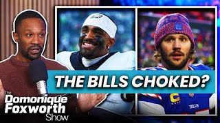 Reaction to Josh Allen's missed throw vs Eagles & the rest of Week 17  | The Domonique Foxworth Show