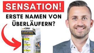 Überläufer: Liste mit 7 CDU-Abweichlern aufgeflogen + BSW will AfD wäh