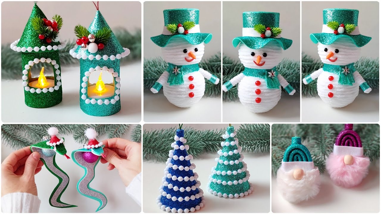 🔥🎄5 Ideas 🎄 Christmas Decorations DIY 🎄 Christmas Crafts 🎅 Christmas Ornaments