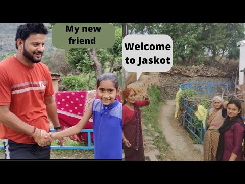 नया गांव नए लोग (जसकोट गांव )!! Uttarakhand village (jaskot village )!!