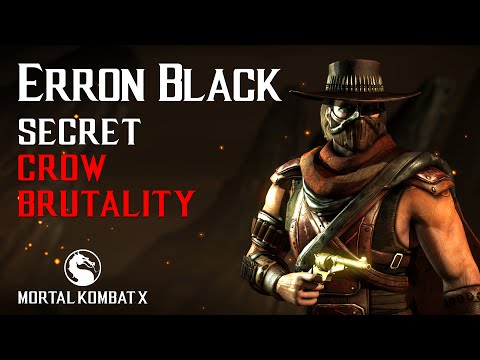 HOW TO: Erron Black Secret CROW Brutality - Mortal Kombat X