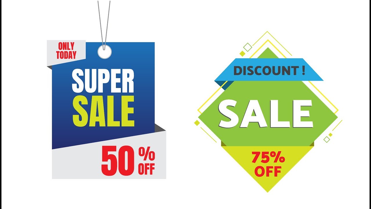discount sale special offer 75 off vector design   AI design