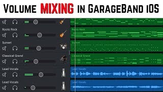 How to mix a song in GarageBand iOS (iPad/iPhone)