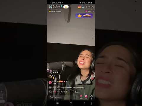 29/11/2022 Ara Johari - Gerimis Mengundang (Slam) Tiktok LIVE