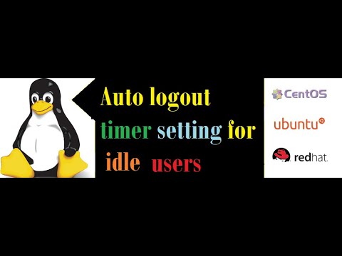How to set timer for auto logout of ideal user in Redhat Linux, Centos and Ubuntu