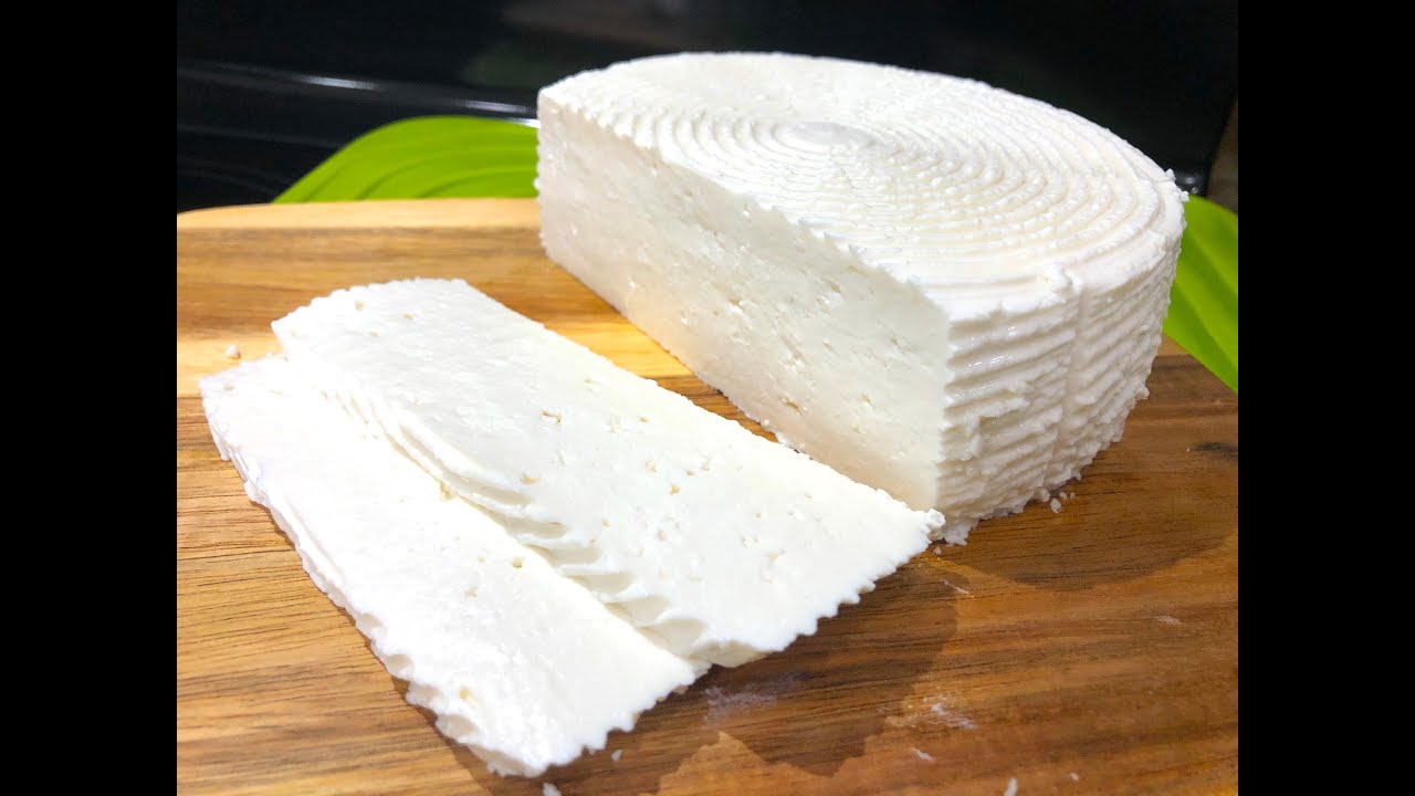 Осетинский сыр из магазинного молока, Нежный, Маслянистый, не крошится.