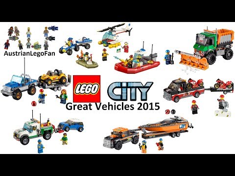 Alle Lego City Starke Fahrzeuge 2015 - Lego Speed Build Review
