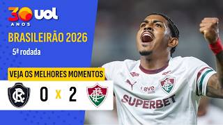 REMO 0 X 2 FLUMINENSE - MELHORES MOMENTOS - BRASILEIRÃO 2026