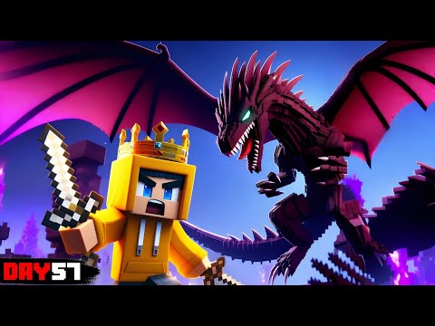 ULTIMATE Minecraft Endportal Adventure! Ender Dragon Battle!