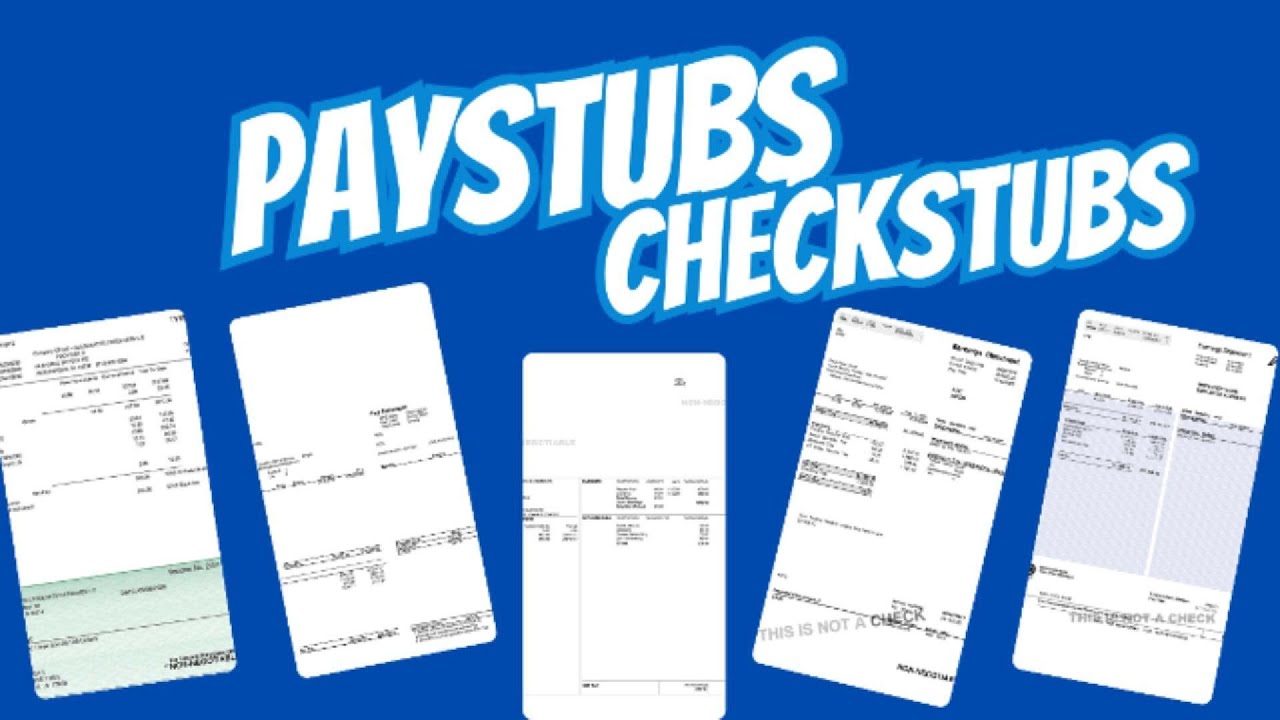 How to Edit / Create Paystub ? Paystub  Templates