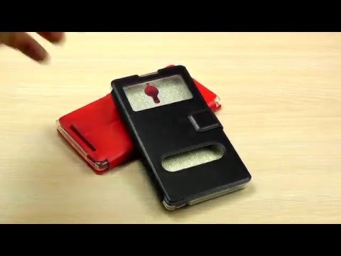 ОБЗОР: Стильный Кожаный Чехол-Книжка для Lenovo P90 с Окном и Функцией Подставки