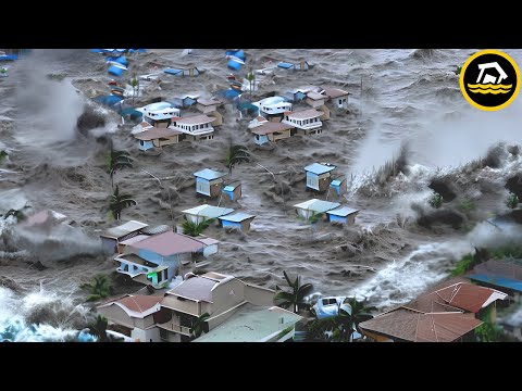 Footage of Brazil’s Devastated !! Massive Hailstorm And Flash Flood Submerged in Rio Grande Do Sul