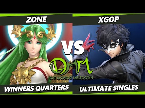 DAT Monday Meltdown 233 Winners Quarters - Zone (Palutena) Vs. xgop (Joker) SSBU Ultimate Tournament