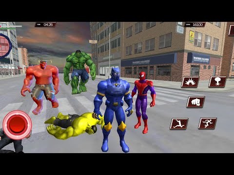 Panther Hero Survival - Panther Superhero Vs Monster Vs Spider Vs Batman Vs Captain Hero Vs Villains