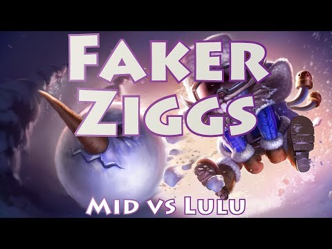 SKT T1 Faker Ziggs, Mid vs Lulu