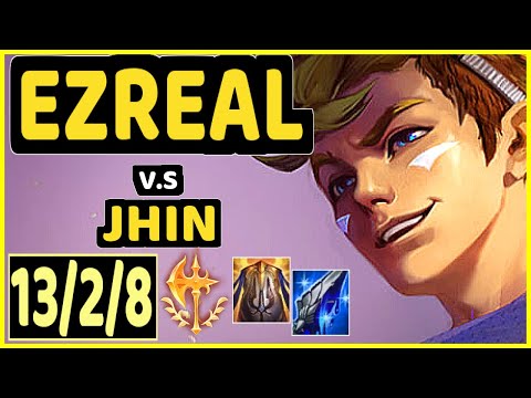 LODIK (EZREAL) vs JHIN - 13/2/8 KDA BOTTOM ADC GAMEPLAY - EUW Ranked MASTER