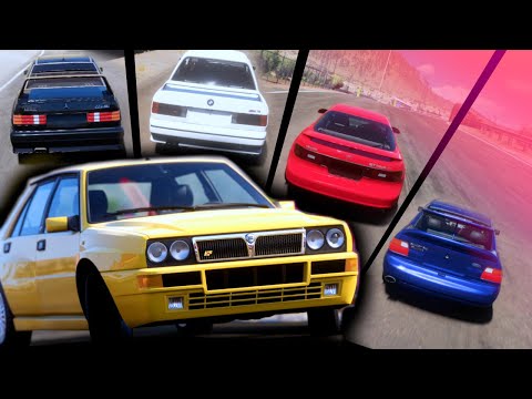 Lancia DELTA HF vs BARE IGNORANTI anni 90 - Forza Horizon 5