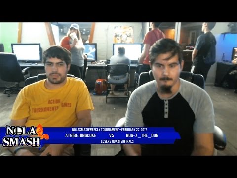 NOLA Smash Weekly 2/22: Losers Quarterfinals - ATG|Bejjingcoke vs Bug-Z_The_Don