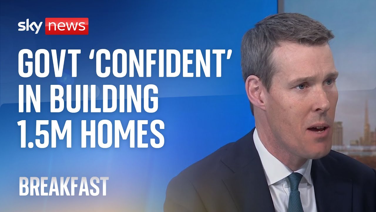 Minister remains 'confident' over Govt building 1.5m homes