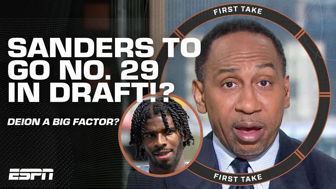 'ALARMING' 🚨 Stephen A. is APPALLED by Shedeur Sanders' draft stock falling to No. 29 😬 | First Take