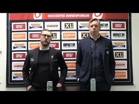PRESSKONFERENS: Skellefteå AIK - HV71