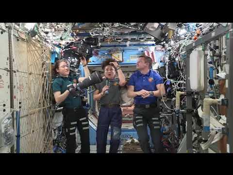 Expedition 61 In Flight Event with the SMPTE Conference - October 24,2 019